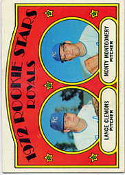 1972 Topps Baseball Cards      372     Lance Clemons RC/Monty Montgomery RC